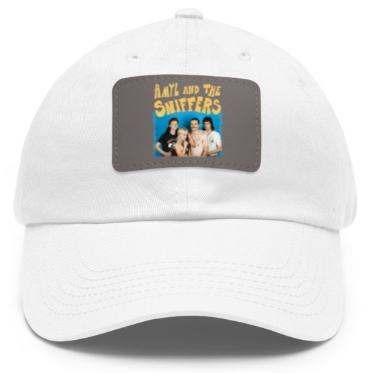 Discover Amyl And The Sniffers Band Dad Hat With Leather Patch