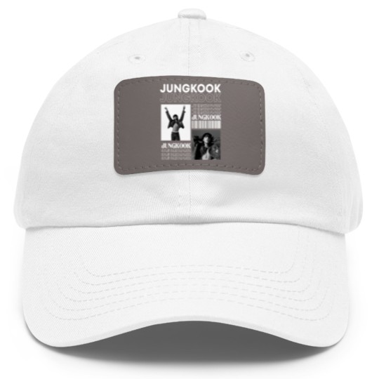 Discover Jungkookie Graphic 90s Dad Hat With Leather Patch,Jungkook Bts Dad Hat With Leather Patch, Vintage JungKook 90s Bootleg Dad Hat With Leather Patch