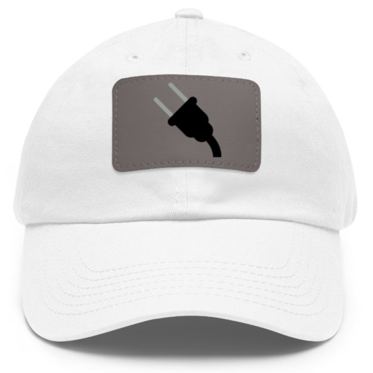 Discover Plug Emojis Dad Hat With Leather Patch