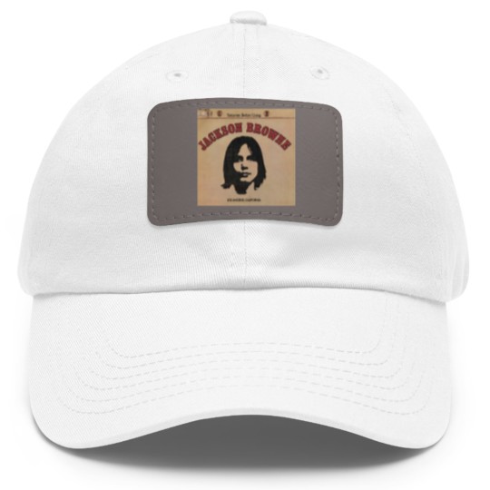 Discover Jackson Browne Dad Hat With Leather Patch