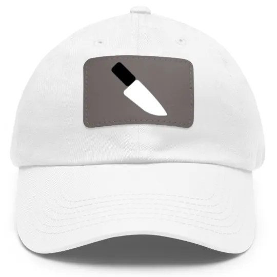 Discover Knife Emojis Dad Hat With Leather Patch