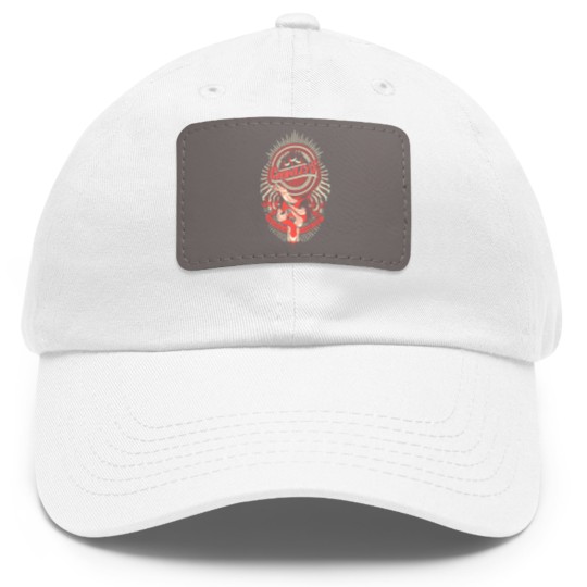 Discover Supernatural Dad Hat With Leather Patch | Crowley Dad Hat With Leather Patch |  Hand Screen Printed Supernatural Dad Hat With Leather Patch