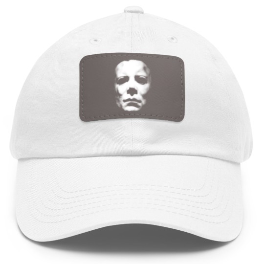 Discover Michael Myers Horror Movie Dad Hat With Leather Patch