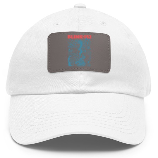 Discover Blink Vintage 182 Dad Hat With Leather Patch, World Tour Dad Hat With Leather Patch, Vintage Retro Dad Hat With Leather Patch, Blink Retro 182 Fans Lover Gift