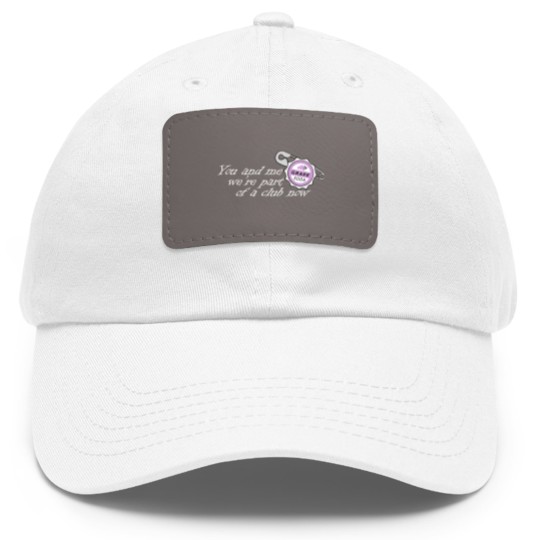 Discover Up; Grape Soda Pin Dad Hat With Leather Patch