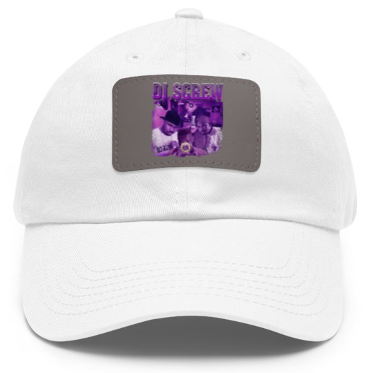 Discover DJ Screw 90s Inspired Vintage Dad Hat With Leather Patch