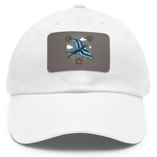 Discover Vintage Swallow - Vintage - Dad Hat With Leather Patch