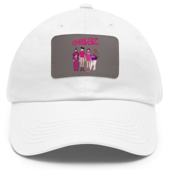 Discover Vintage 90s Gorillaz Dad Hat With Leather Patch