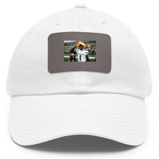 Discover Sauce Cheesehead Dad Hat With Leather Patch