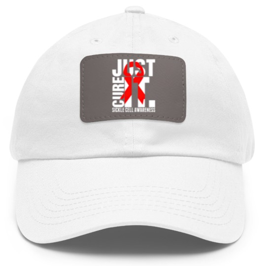 Discover Just Cure It Sickle Cell Awareness Dad Hat With Leather Patch Dad Hat With Leather Patch