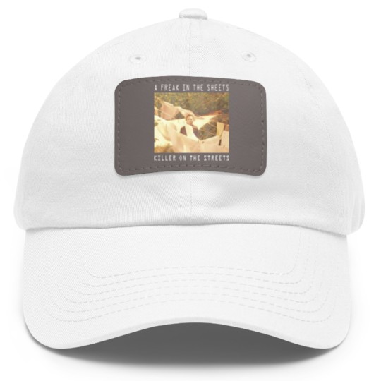 Discover A Freak In The Sheet Killer On The Streets, John Carpenter's HALLOWEEN Dad Hat With Leather Patch