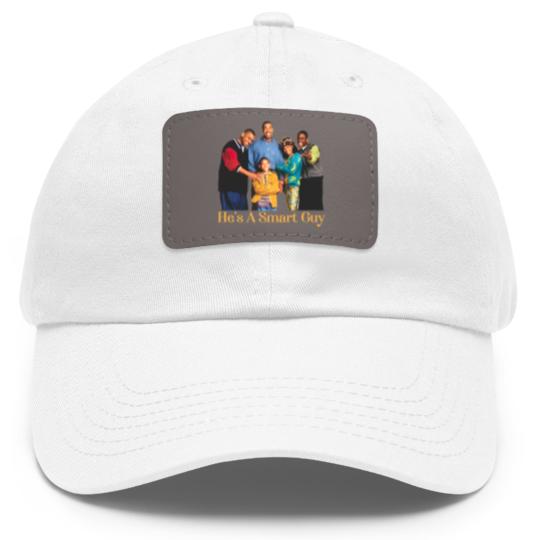 Discover He’s A Smart Guy - Smart Guy Lyrics Dad Hat With Leather Patch