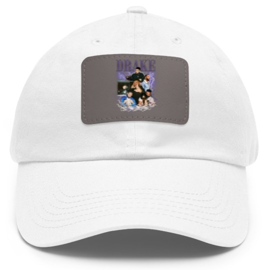 Discover Drake Albums Dad Hat With Leather Patch, Drake Graphic Dad Hat With Leather Patch