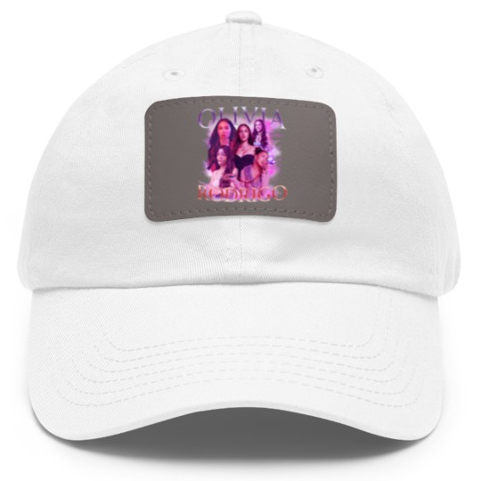Discover Olivia Rodrigo Vintage Dad Hat With Leather Patch, Olivia Rodrigo Y2k Clothing For Fan, Vintage Olivia Rodrigo Dad Hat With Leather Patch