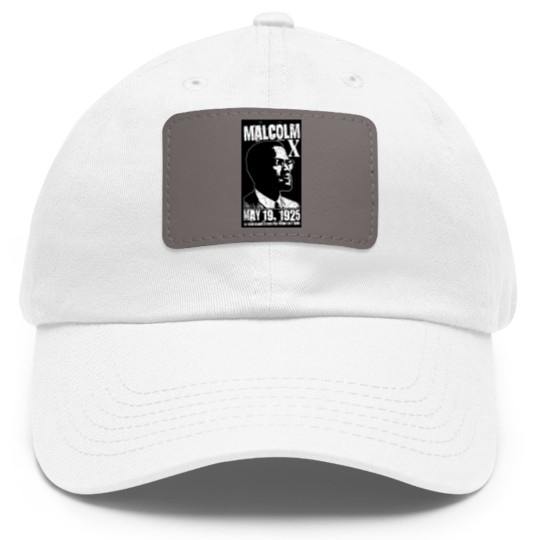 Discover Malcolm X Anniversary Dad Hat With Leather Patch/