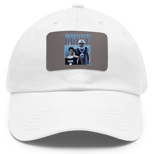Discover Bryce Young Carolina Panthers Dad Hat With Leather Patch