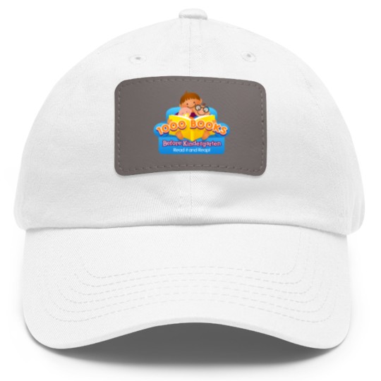 Discover 1000 Books Before Kindergarten Dad Hat With Leather Patch