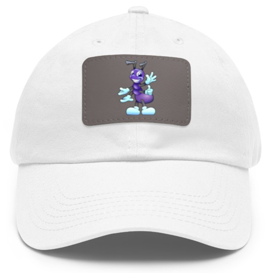 Discover cartoon ant Dad Hat With Leather Patch