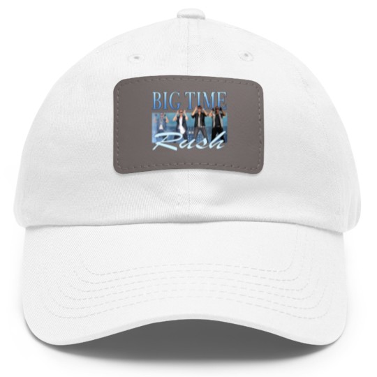 Discover Big Time Rush Retro Vintage Dad Hat With Leather Patch, Big Time Rush Dad Hat With Leather Patch