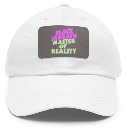Discover Men Black Sabbath Master Of Reality Particular Dad Hat With Leather Patch Dad Hat With Leather Patch
