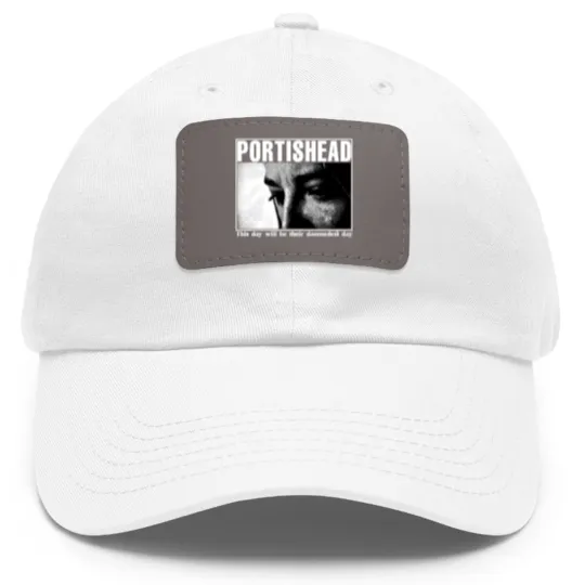 Discover Vintage Portishead 1997 Tour Dad Hat With Leather Patch - Portishead Dad Hat With Leather Patch