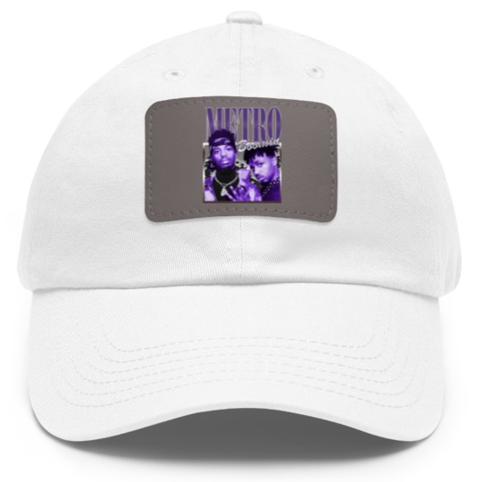 Discover RETRO METRO BOOMIN Vintage Dad Hat With Leather Patch, Metro Boomin Hip-Hop/Rap