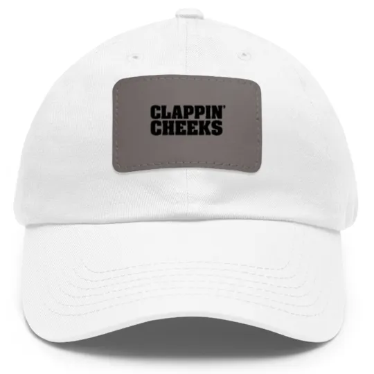 Discover CLAPPIN CHEEKS Dad Hat With Leather Patch
