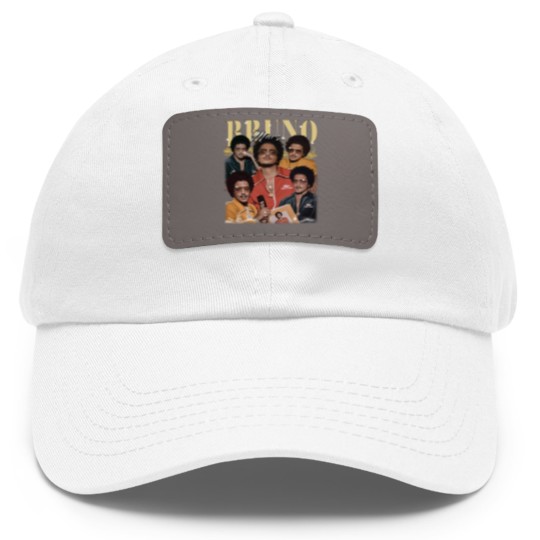 Discover Bruno Mars Music Dad Hat With Leather Patch, Bruno Mars Music Pop Dad Hat With Leather Patch, Bruno Mars Concert 2023 Dad Hat With Leather Patch