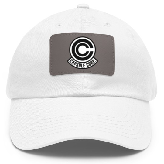 Discover Capsule corp original logo Dad Hat With Leather Patch