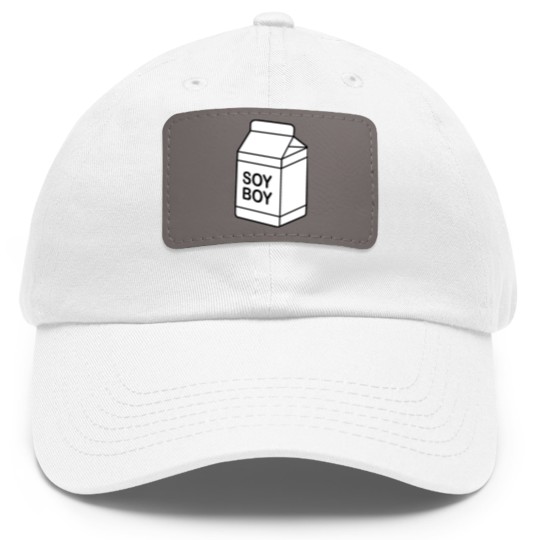Discover Soy Boy vegan bucket hat Dad Hat With Leather Patch