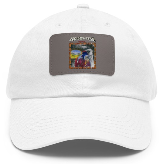 Discover 3 good designs helloween band Dad Hat With Leather Patch