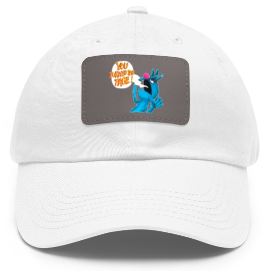 Discover Retro Vintage The Monster at The end of This Book Gift For Fans | Essential Dad Hat With Leather Patch