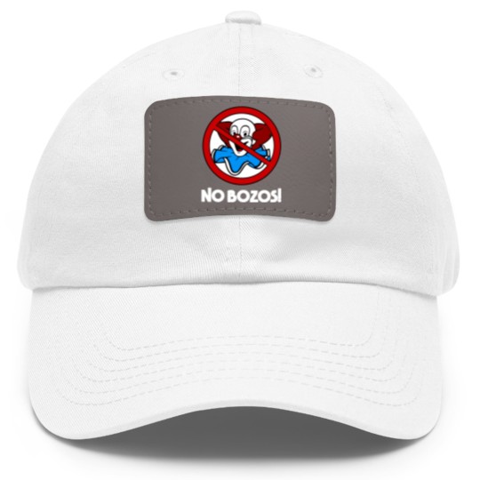 Discover No Bozos Dad Hat With Leather Patch