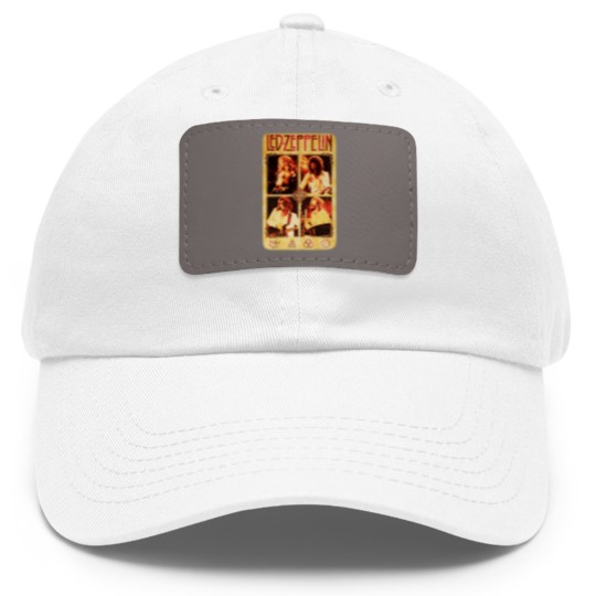 Discover Unisex AOP Cut & Sew Dad Hat With Leather Patch, LE.D ZE.PP.ELIN