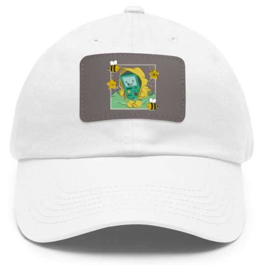 Discover Bimo _Beemo Cartoon - Adventure Time - Dad Hat With Leather Patch