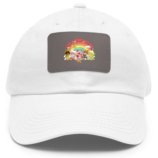 Discover Vintage Have a Berry Nice Day, Strawberry Shortcake Retro Dad Hat With Leather Patch, Berry Adventures
