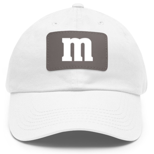 Discover Candy Matching Dad Hat With Leather Patch, M and M Candy Cosplay Dad Hat With Leather Patch, Candy Team Group Dad Hat With Leather Patch, Halloween Costume For Family Group Gift, Birthday Party Dad Hat With Leather Patch