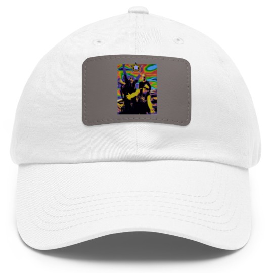 Discover 90s U2 Irish Rock Band Alternative Indie Zooropa Tour 1993 Dad Hat With Leather Patch