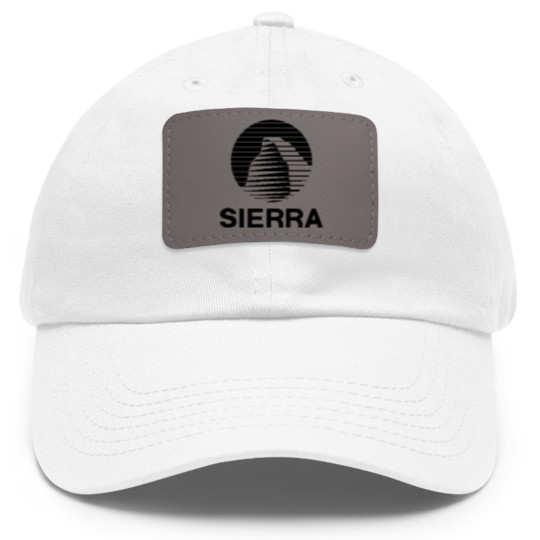 Discover Sierra Black - Sierra Games - Dad Hat With Leather Patch