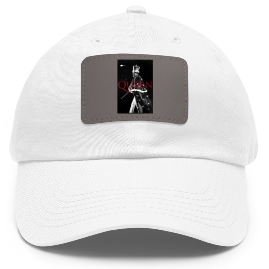 Discover Freddie Mercury Dad Hat With Leather Patch, Queen Band Dad Hat With Leather Patch