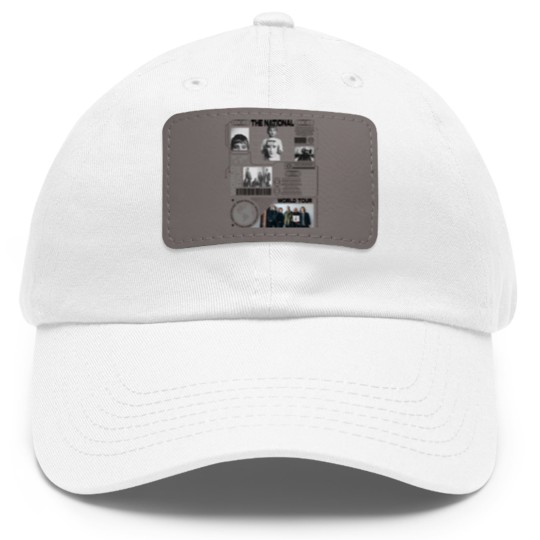Discover The National Music Dad Hat With Leather Patch, World Tour 2023 Dad Hat With Leather Patch, The National Concert Dad Hat With Leather Patch