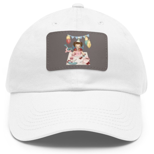 Discover Melanie Martinez Dad Hat With Leather Patch - Music Unisex Dad Hat With Leather Patch - American Singer Dad Hat With Leather Patch