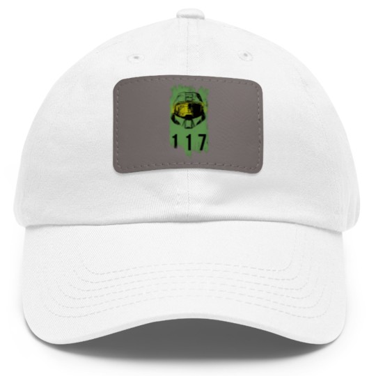 Discover 117 distressed - Halo - Dad Hat With Leather Patch