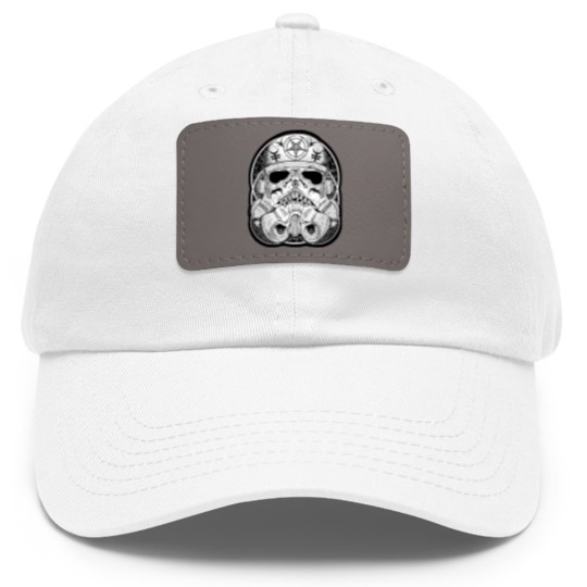 Discover Zombie Stormtrooper Dad Hat With Leather Patch