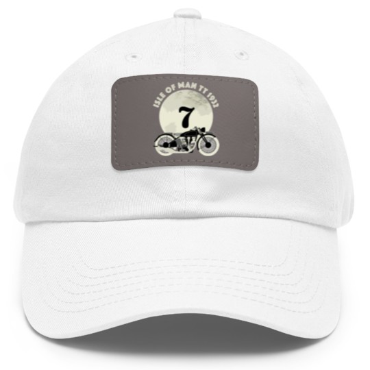 Discover Isle Of Man Tt Racing Dad Hat With Leather Patch