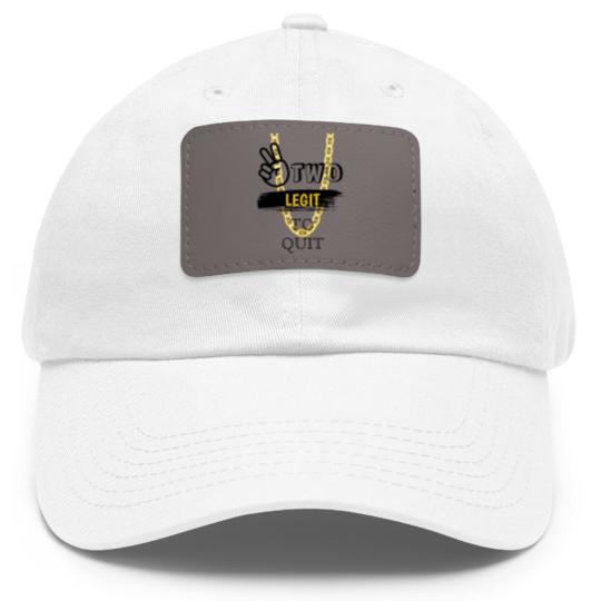 Discover TWO LEGIT TO QUIT 2nd Birthday MOM Dad Hat With Leather Patch
