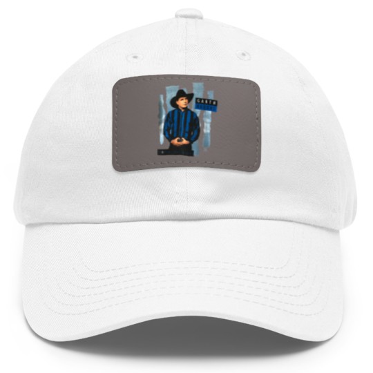 Discover Vintage 90s 1991 Garth Brooks Concert World Tour Dad Hat With Leather Patch