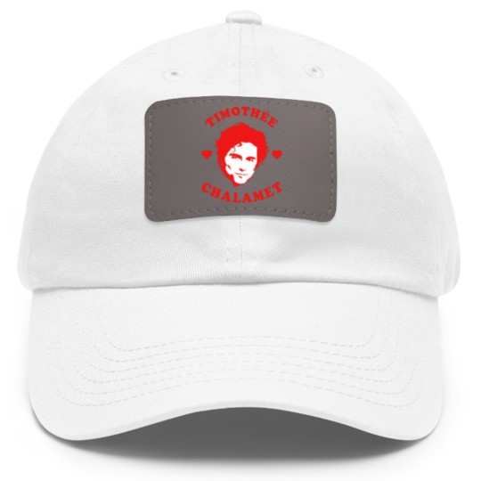 Discover Timothee Chalamet Dad Hat With Leather Patch, Timothee Chalamet Lover Dad Hat With Leather Patch, I Love Timothee Chalamet