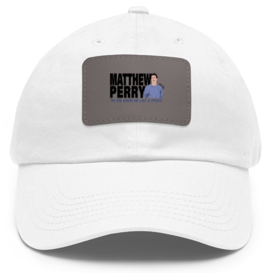 Discover Retro Chandler Bing Dad Hat With Leather Patch, Chandler Bing Homage Dad Hat With Leather Patch