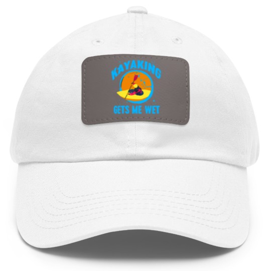 Discover Hubie Halloween Inspired "Kayaking Gets Me Wet" Dad Hat With Leather Patch